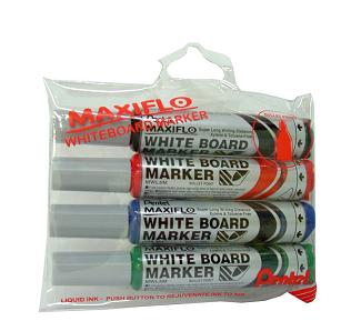 Pentel Whiteboard Marker Bullet Pack of 4